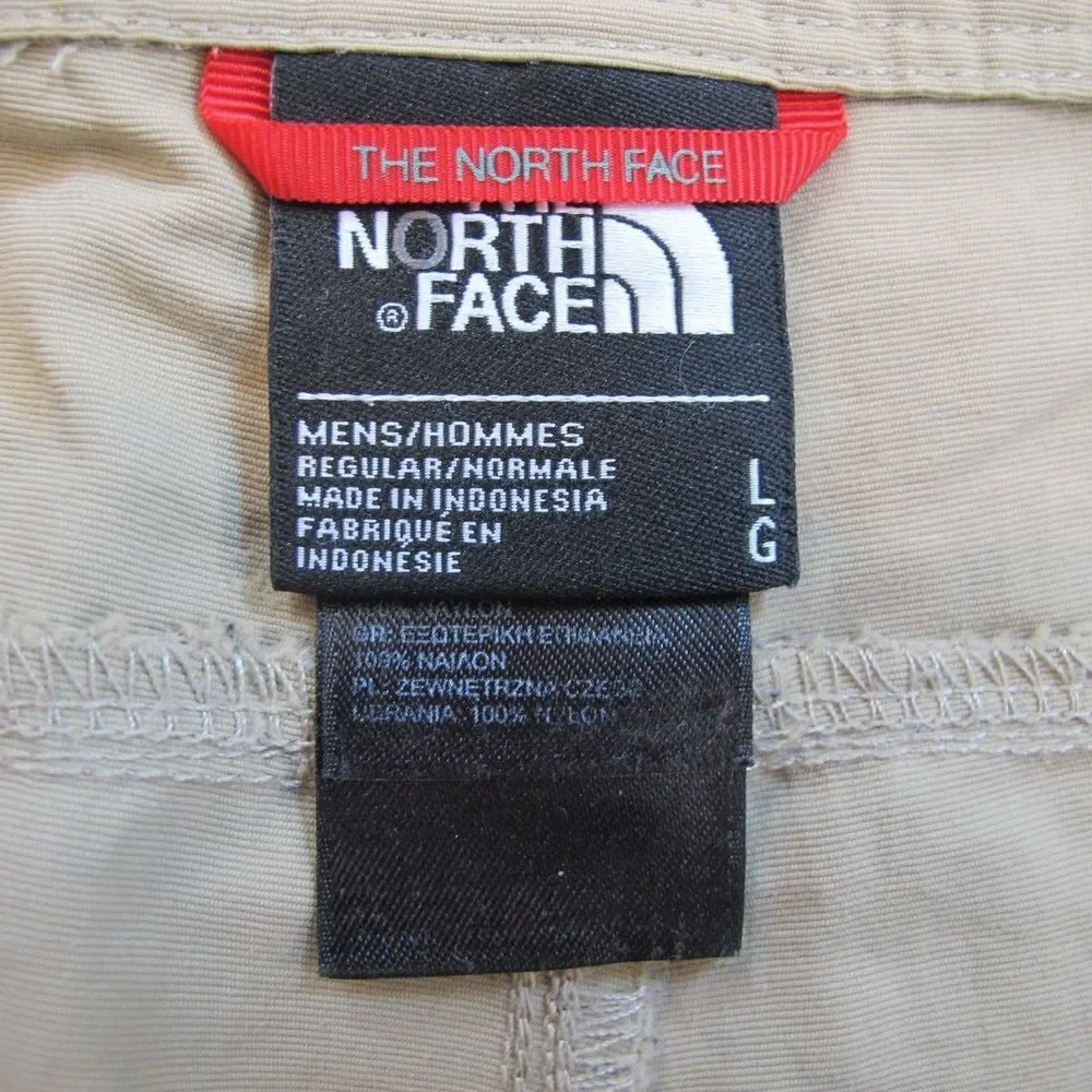 The North Face Nylon Casual‎ Khaki Cargo Shorts Men's Large Beige Outdoor Summer